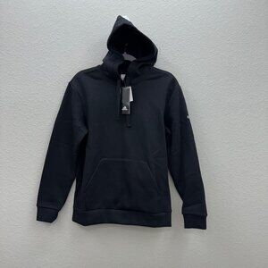Adidas Black Fleece Hoodie Pullover Sweatshirt HR8487 Womens size Small NEW